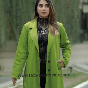 Lime Green Ladies Long Overcot​