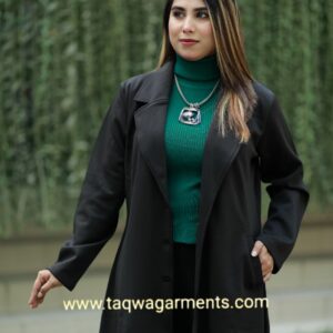 Black Ladies Long Overcot​